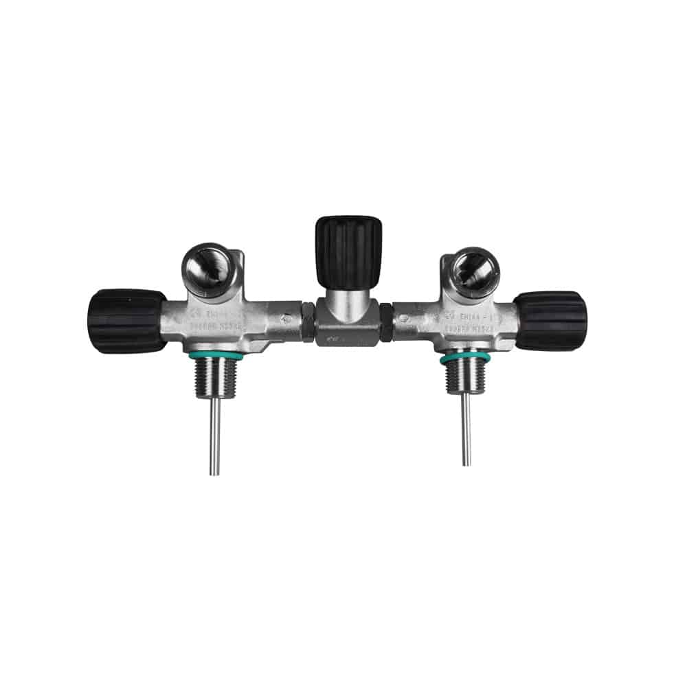Täydellinen eristysjakotukki 7 ja 8 litran pulloille (halkaisija 140 mm) 300 bar