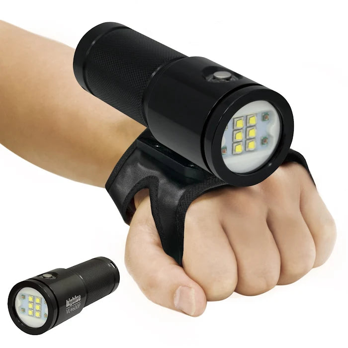 VL4600P-BK Li-ion-ladattavalla akulla varustettu LED-videovalo