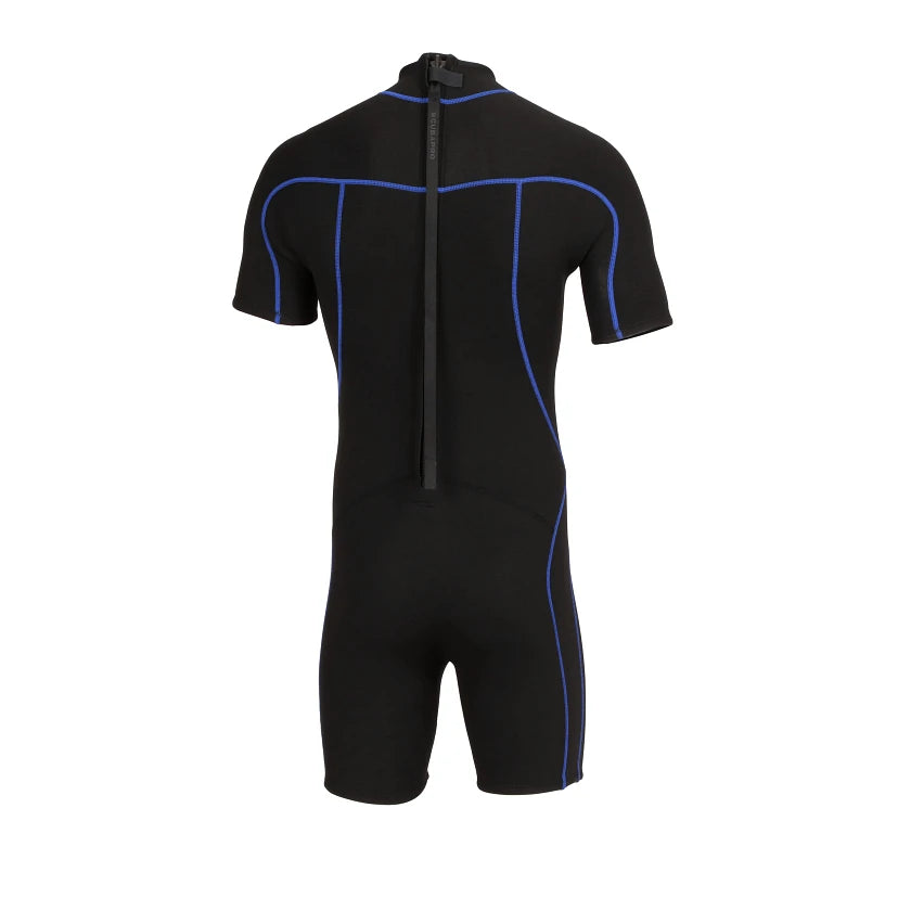Sport shortsimärkäpuku, miesten, 2 mm