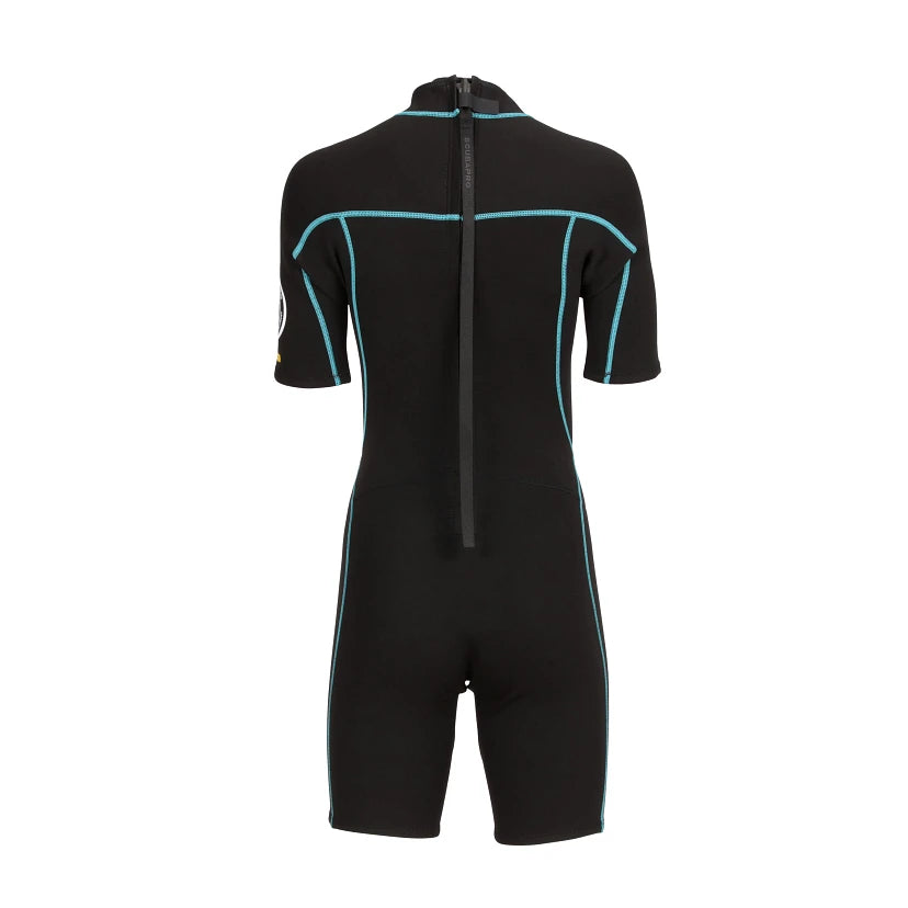 Sport shortsi märkäpuku, naisten, 2 mm
