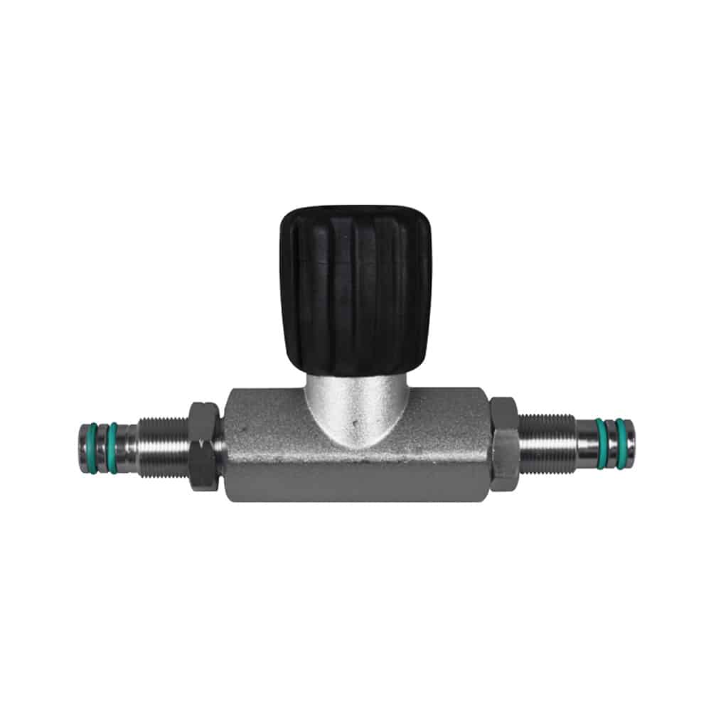 Eristysventtiili 8, 10 ja 12 litran pulloille (halkaisija 171 mm), paine jopa 300 bar