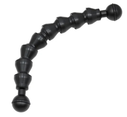 9" Flexi Arm musta, alumiininen kuulapää