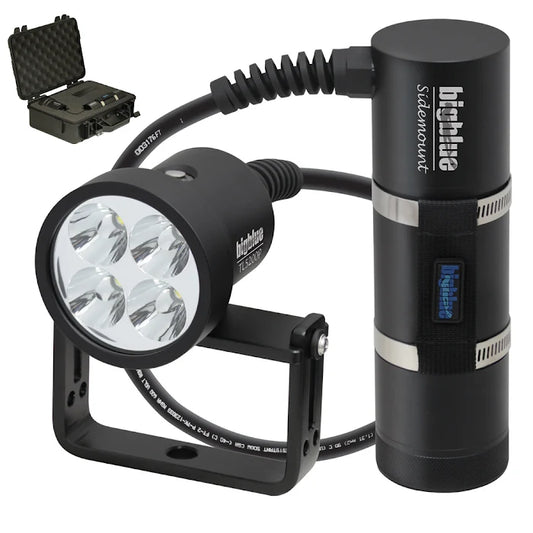 TL5200P Sivulle kiinnitettävä Li-ion-ladattava tehokas LED-tekniikkavalo akkukotelolla