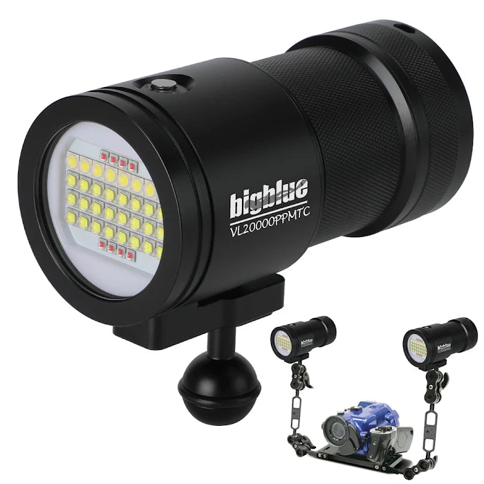 VL-20000P Pro Mini -kolmivärinen LED-alumiininen supertehokas videovalo