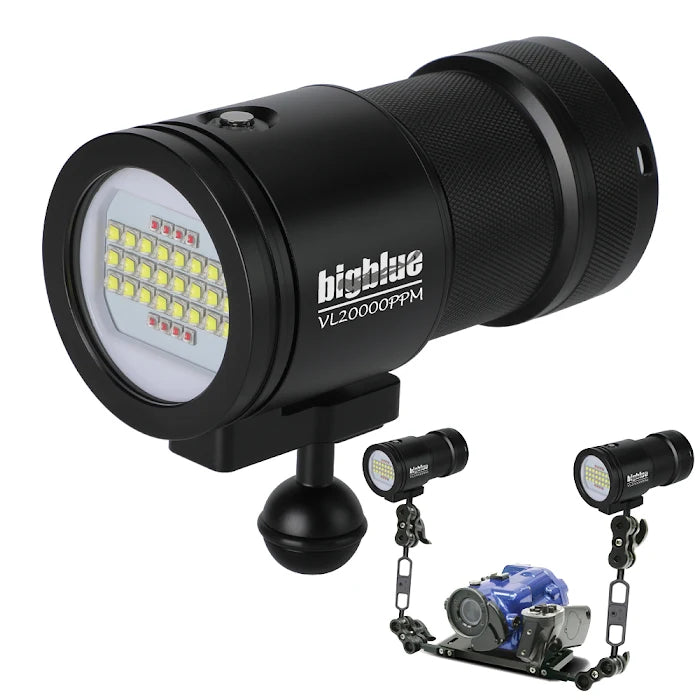 VL-20000P Pro Mini LED -alumiininen supertehokas videovalo