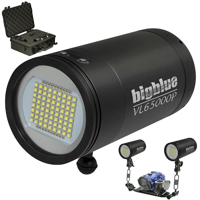 VL65000P Ladattava Li-ion-akku, valtava teho LED-videovalo