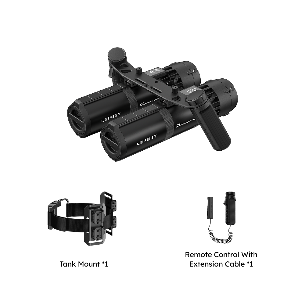 LEFEET P1 & P1 XR Dual Unit | High-Performance Underwater Scooter With Twin Motors