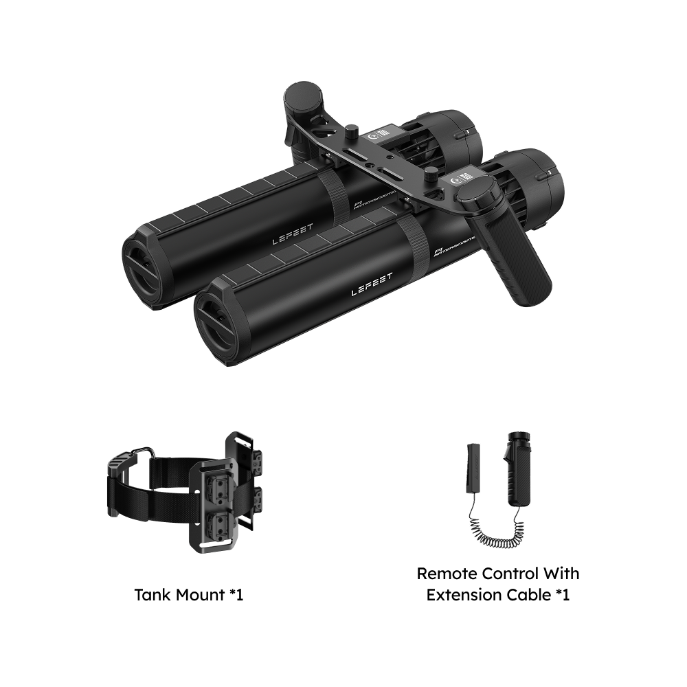 LEFEET P1 & P1 XR Dual Unit | High-Performance Underwater Scooter With Twin Motors
